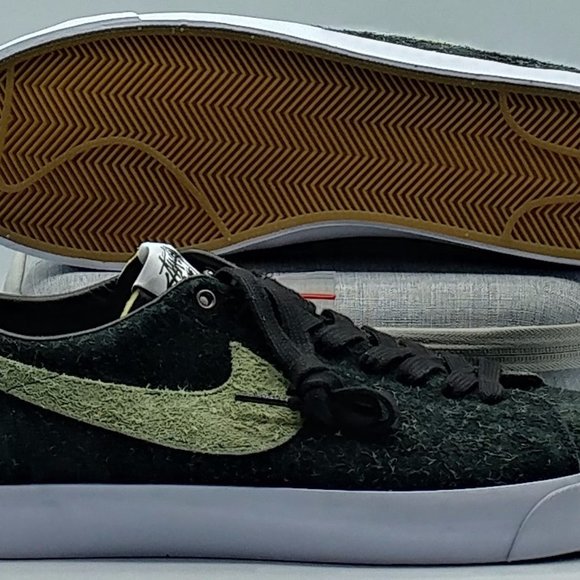 Nike SB Stussy Blazer Low QS Palm Green Size 14 - Picture 3 of 8